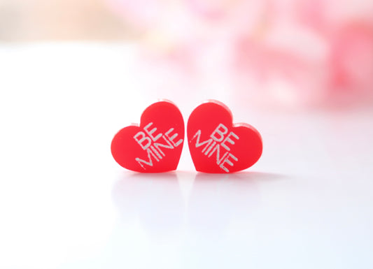 Be Mine Acrylic Studs