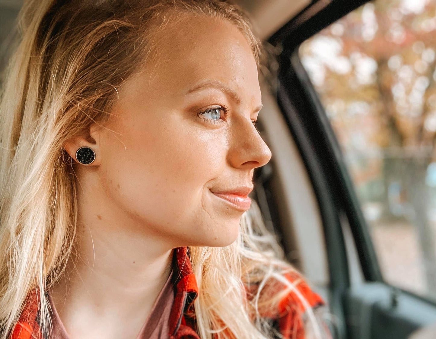 Checkered Flag Earrings