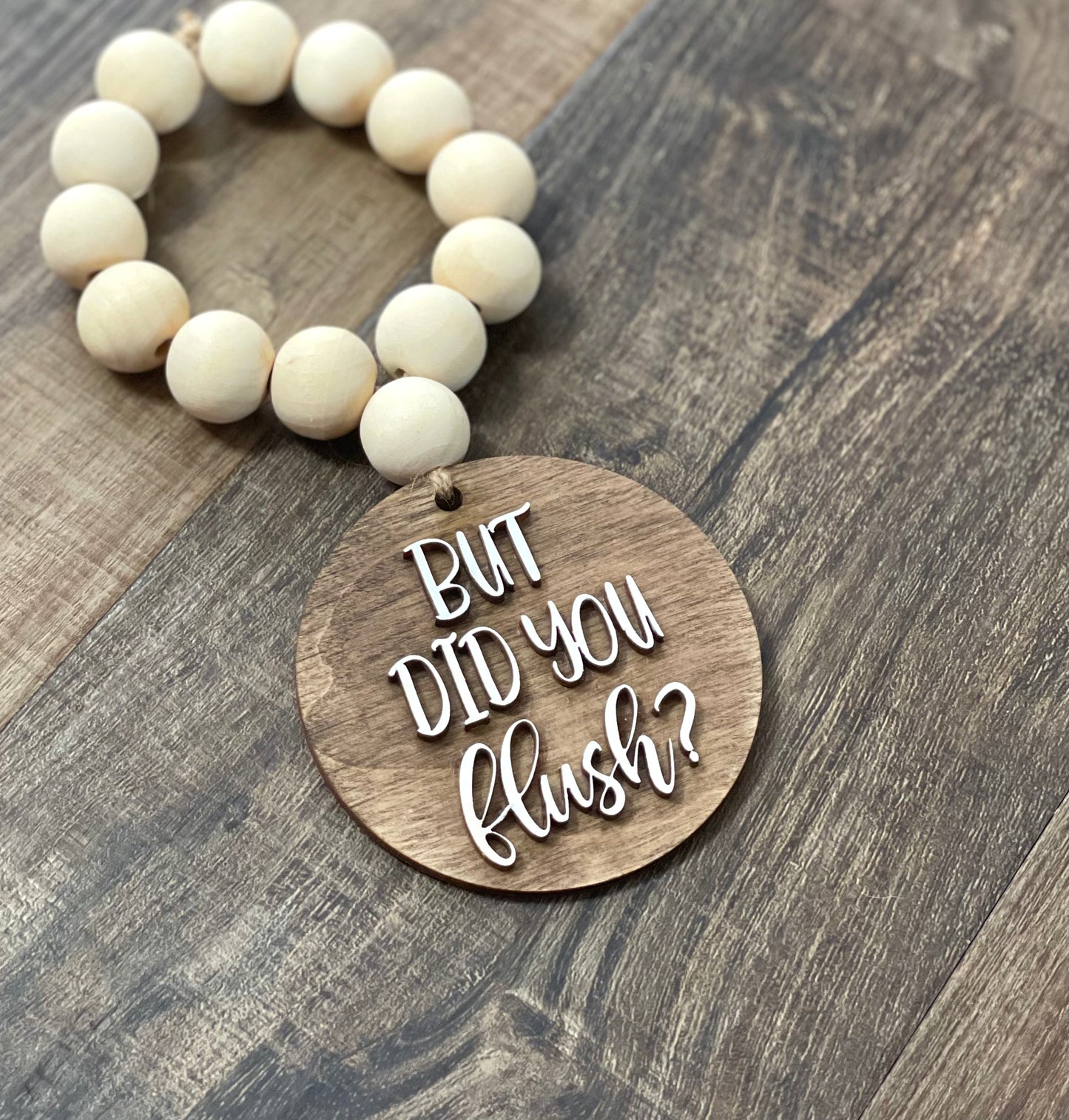 Did You Flush Door Sign