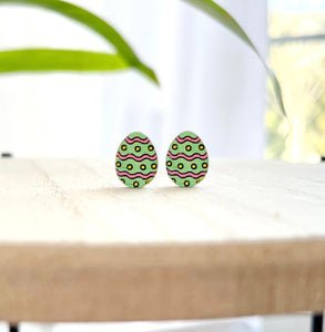 Easter Egg Painted Wood Studs