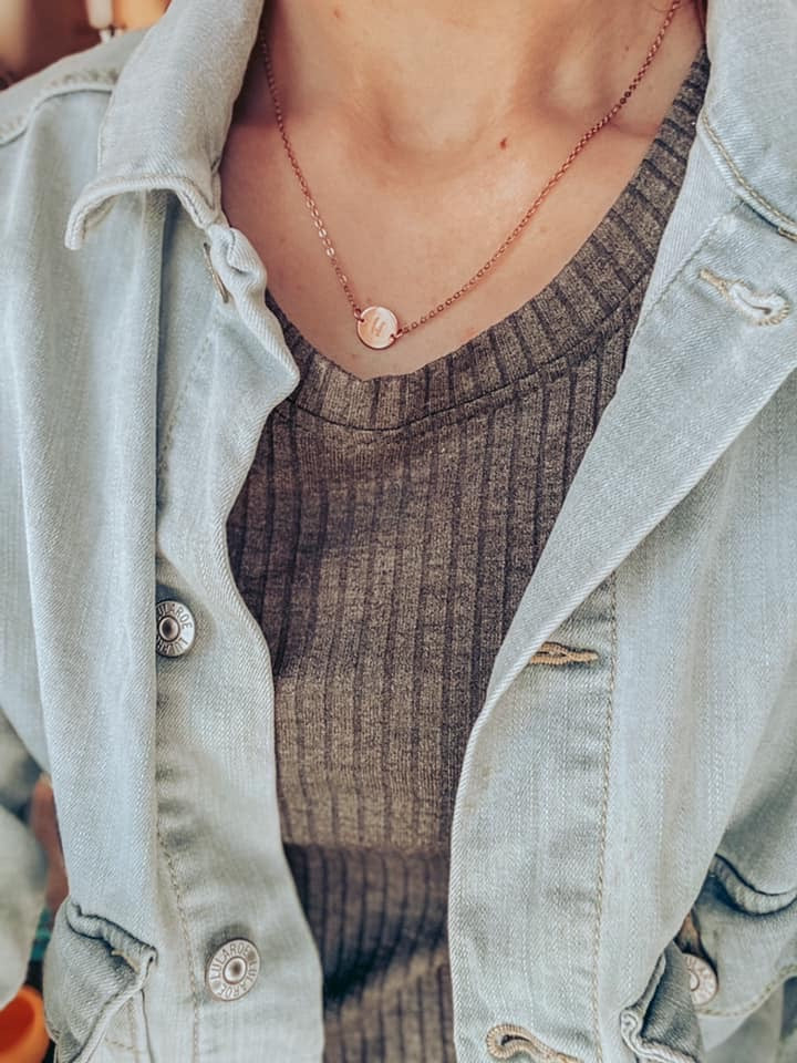 Initial Letter Necklace