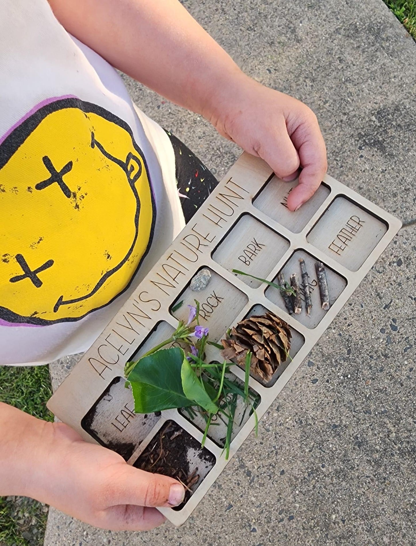 Personalized Nature Scavenger Hunt Boards