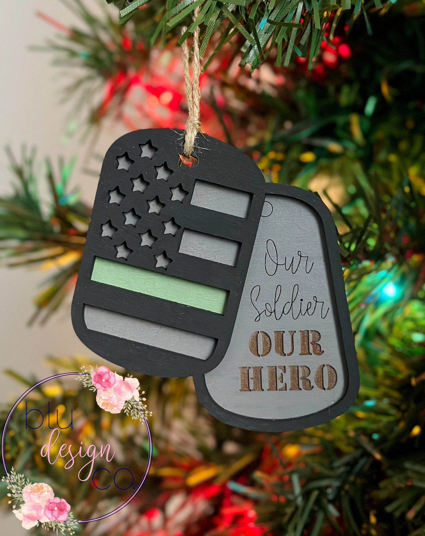 Dog Tag Ornaments