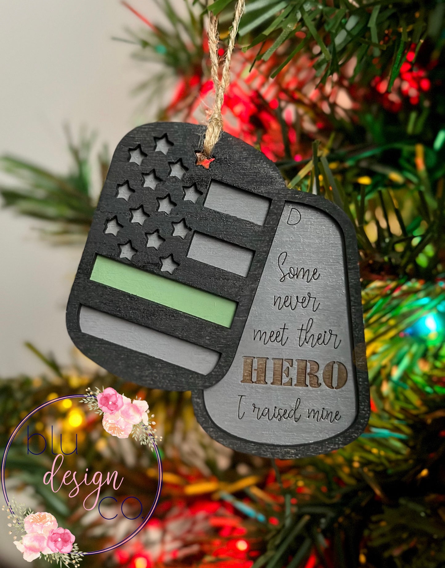 Dog Tag Ornaments
