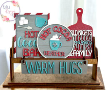 Load image into Gallery viewer, Hot Cocoa Interchangeable Wagon/ Shelf Set