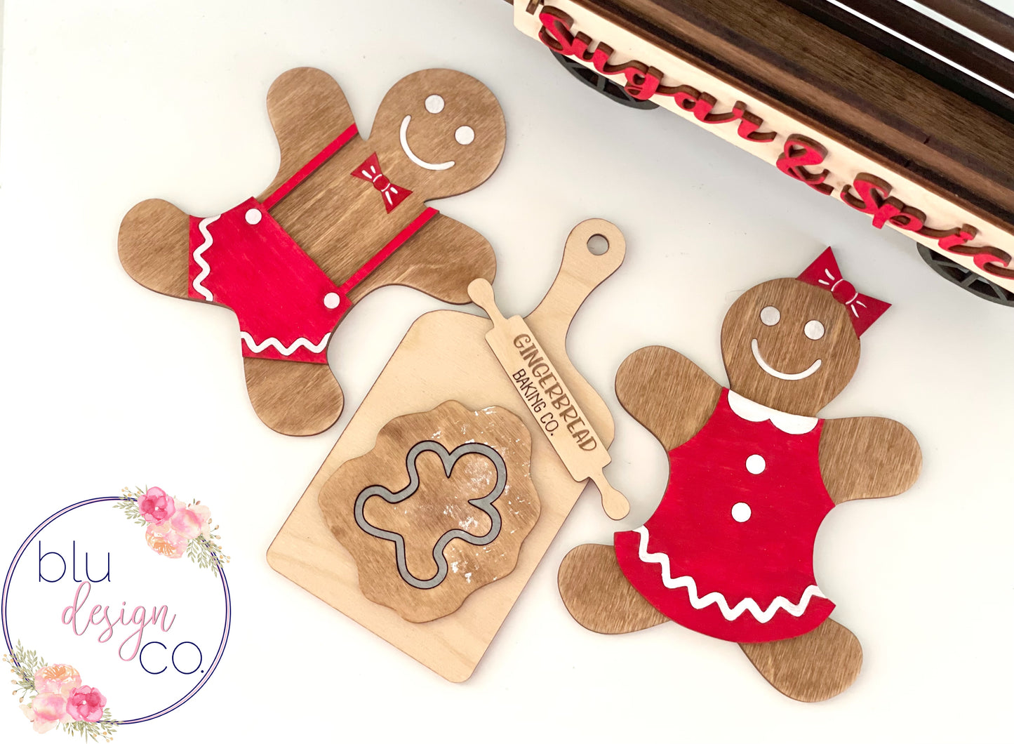 Gingerbread Interchangeable Wagon Set