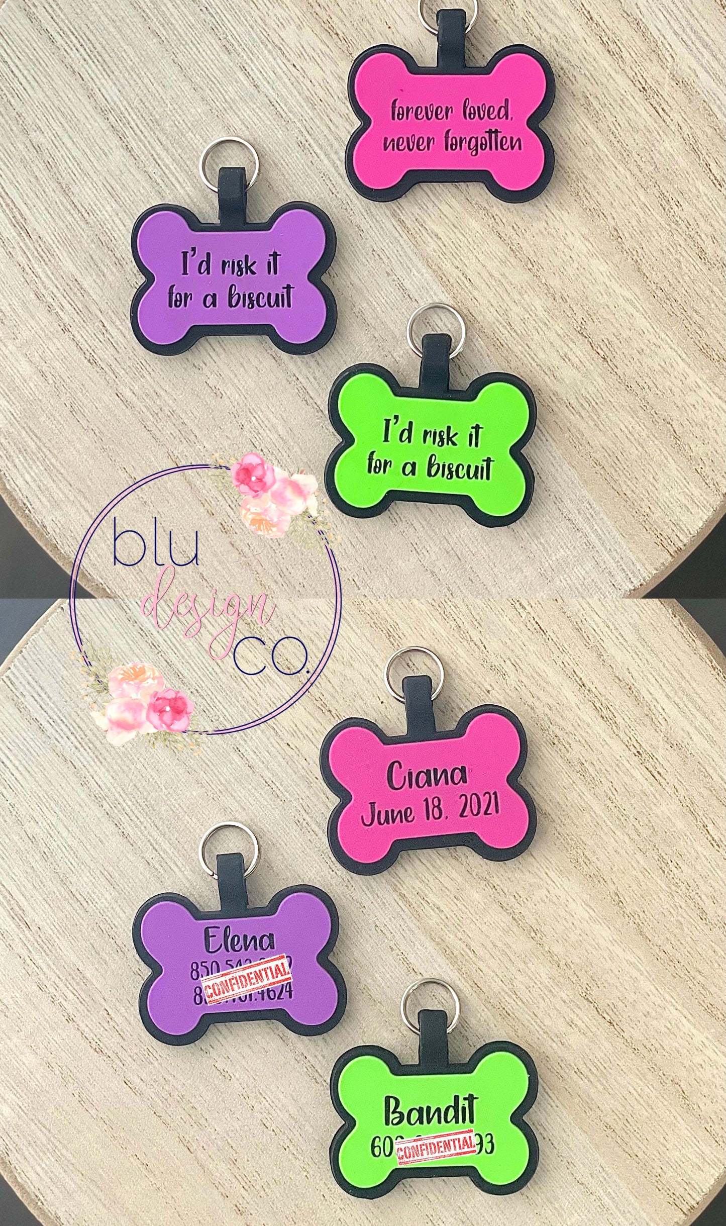 Custom Silicone Pet Tags
