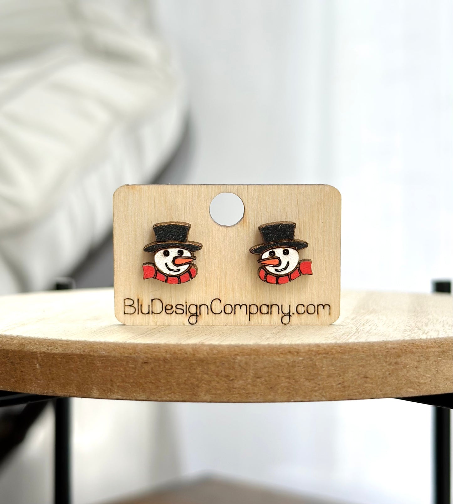 Frosty Snowman Studs