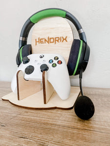 Xbox/ Ps5 Personalized Gaming Controller & Headset Stand