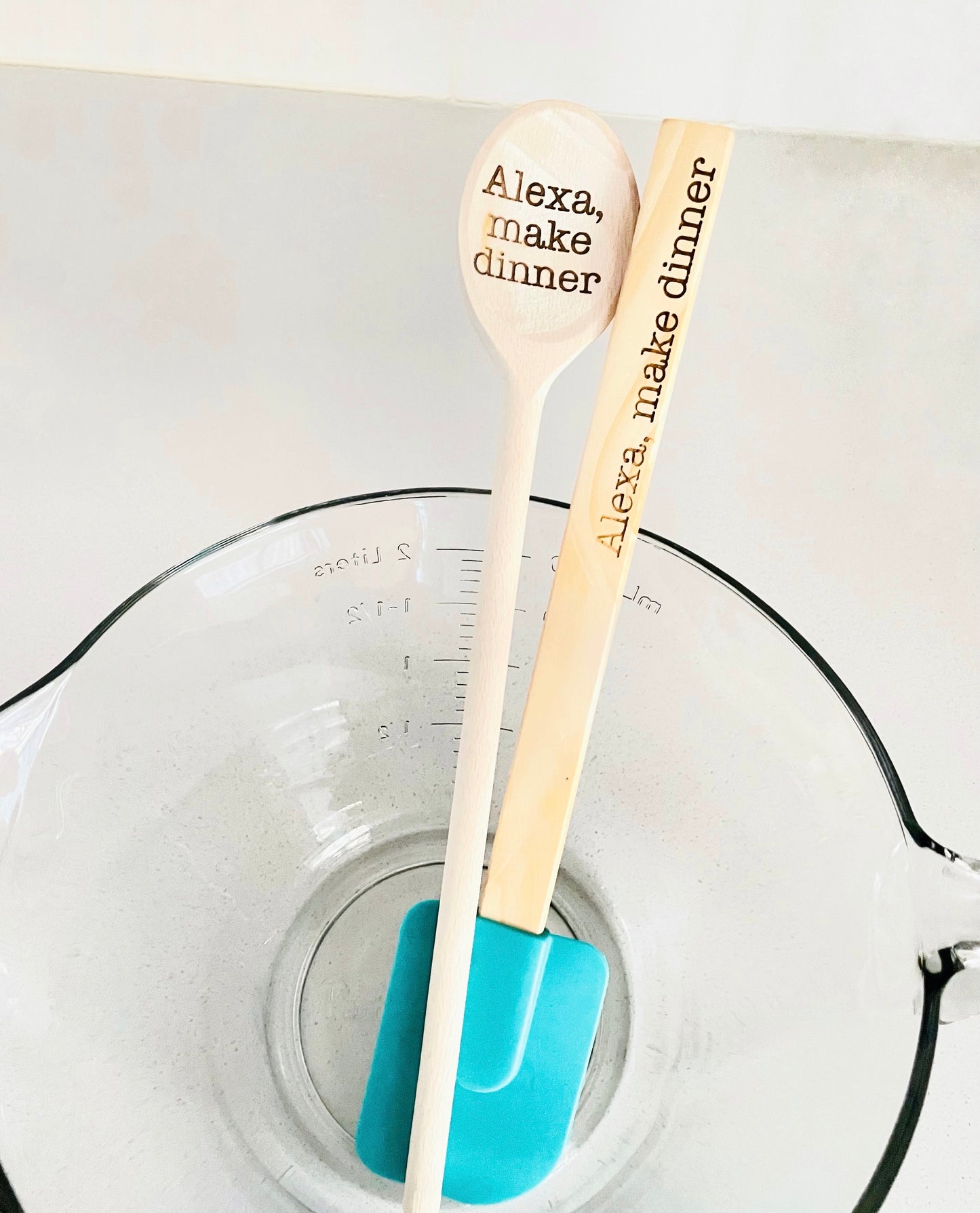 Alexa, Make Dinner Wood Spoon/ Spatula Set