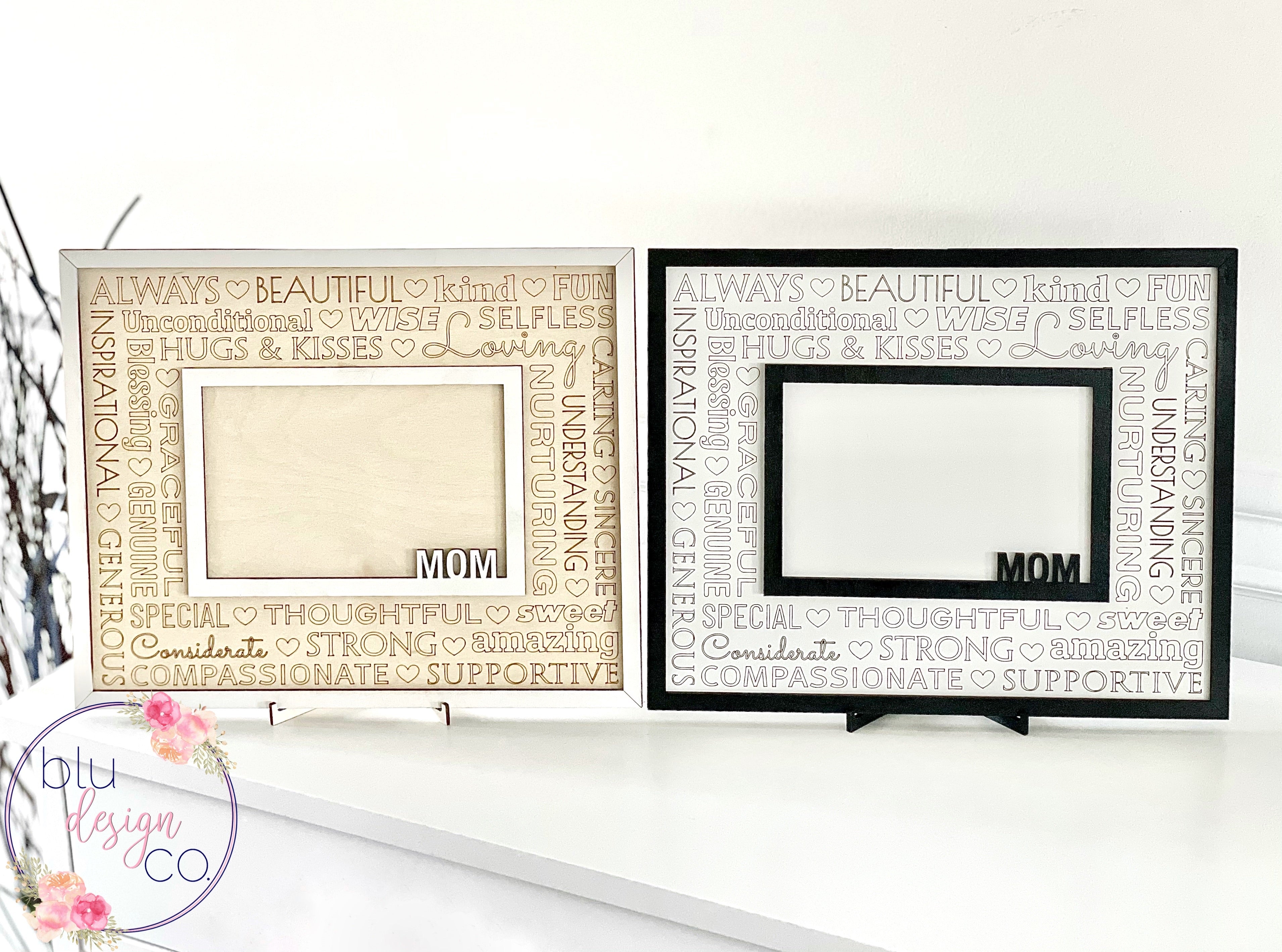 Word Cloud Mom Picture Frame – Blu Design Company