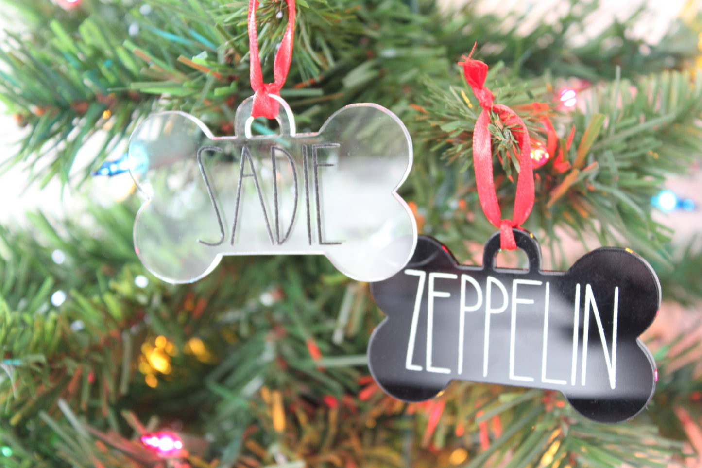 Dog Bone Acrylic Ornament