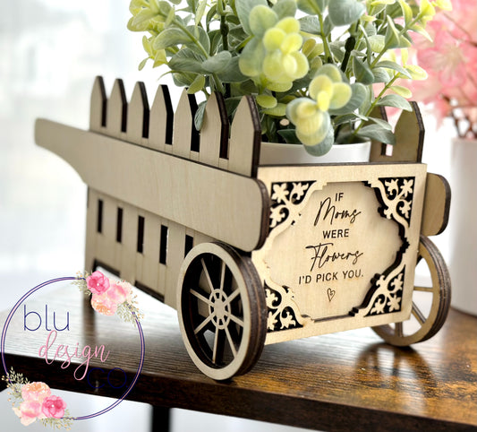 Flower Cart Plant Holder