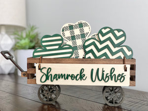 Shamrock Wishes St. Patrick’s Day Interchangeable Wagon Set