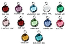 Load image into Gallery viewer, Personalized Washer Birthstone Necklace