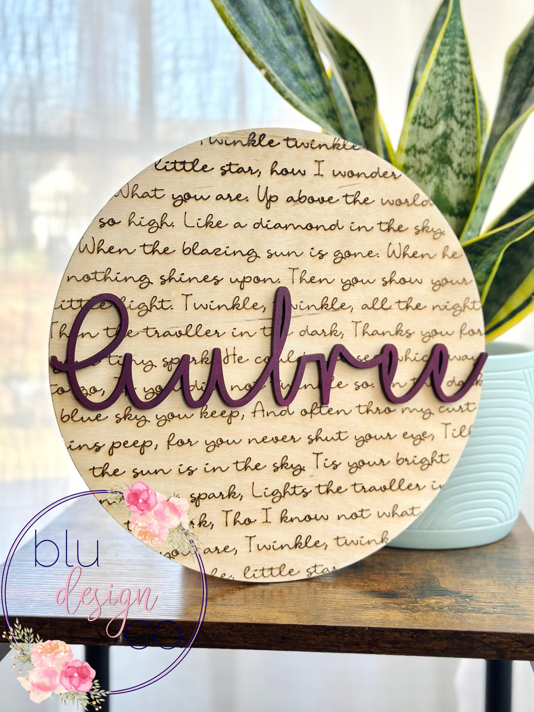 Personalized Twinkle Twinkle Sign