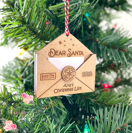 Letter for Santa Ornament