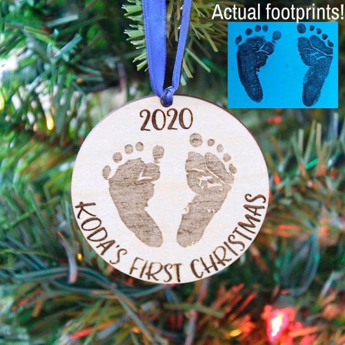 First Christmas Wooden Ornament