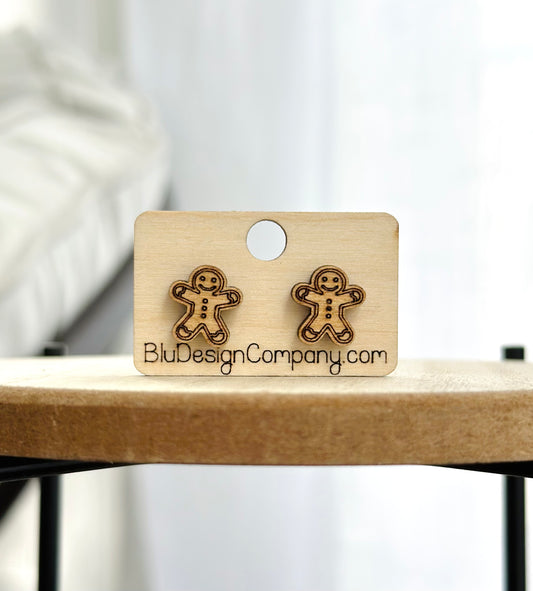 Gingerbread Wooden Studs