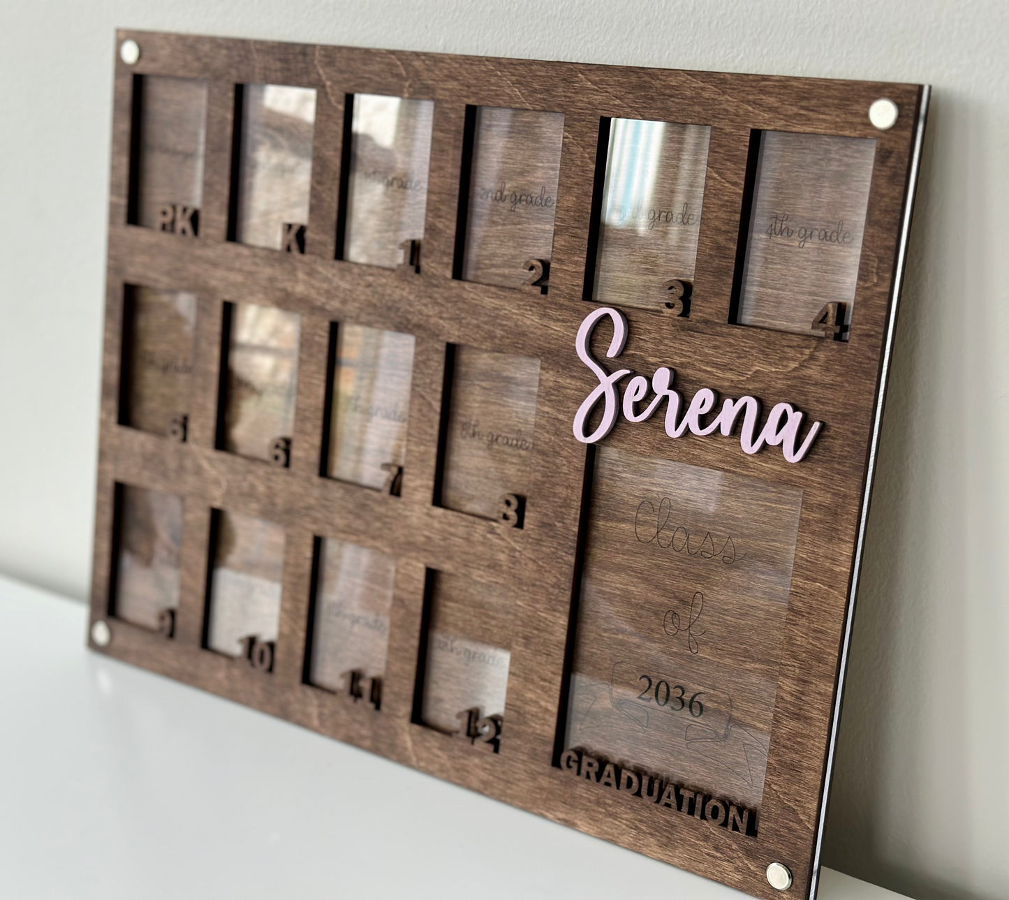 Personalized School Years Photo Frame