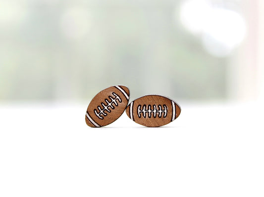 Painted Wood Football Studs