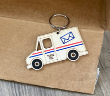 Load image into Gallery viewer, Mail Truck Keychain