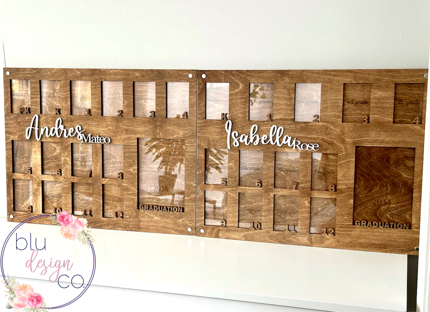 LARGE Personalized School Years Photo Frame