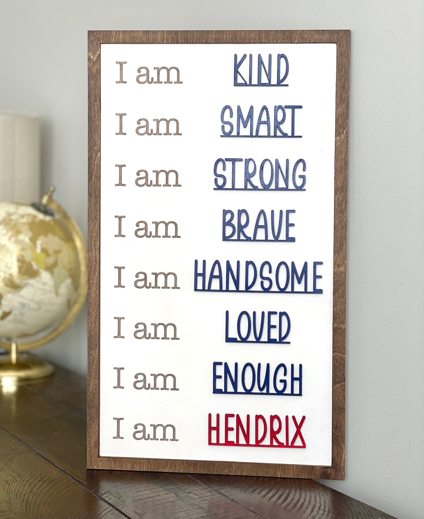 Personalized Affirmation Sign