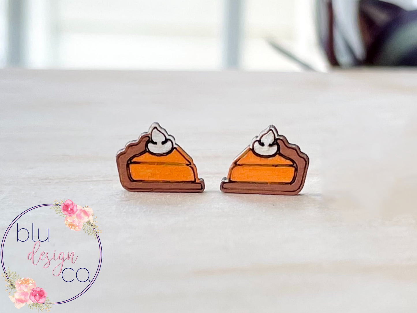 Painted Wood Pie Studs