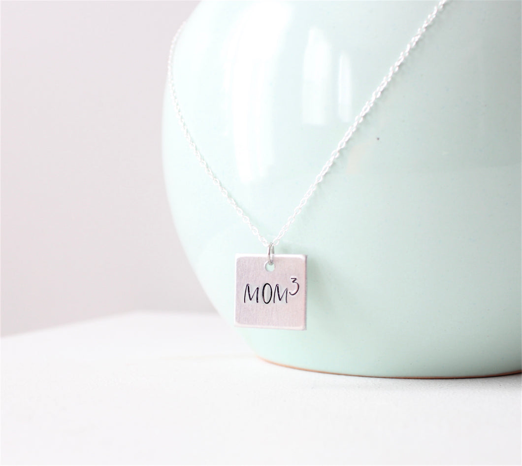 Mom Custom Exponent Necklace