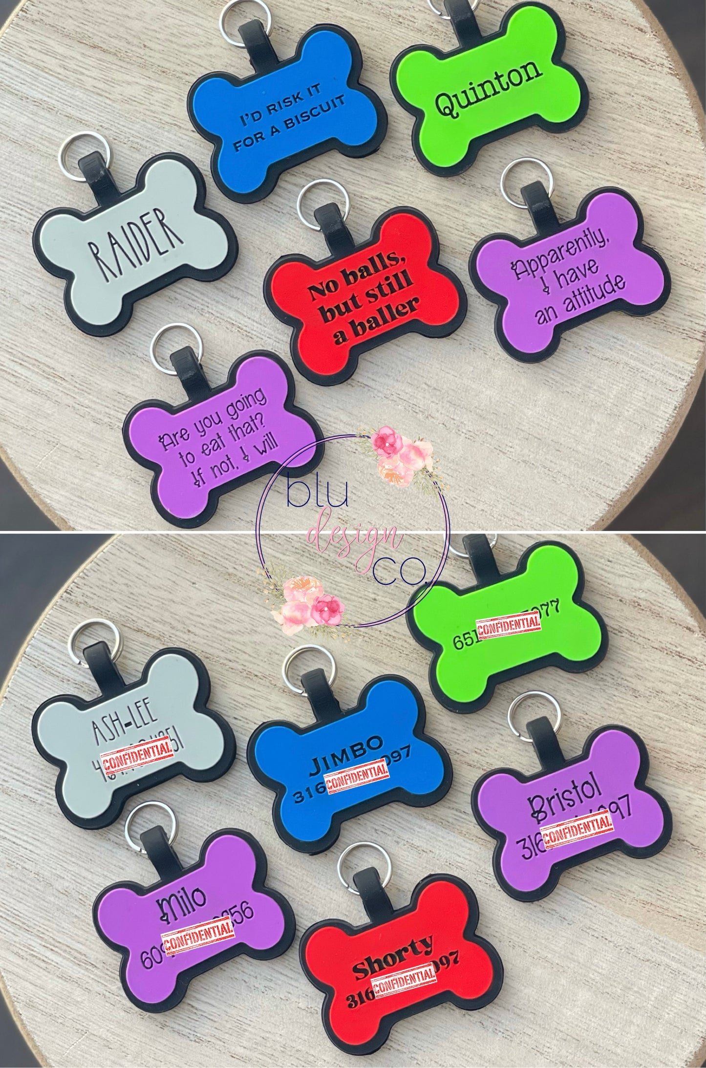 Custom Silicone Pet Tags